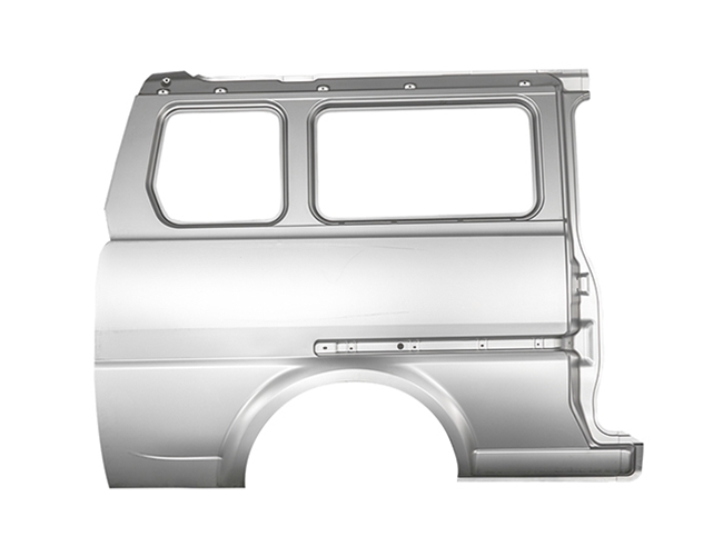 Left/right rear side outer panel